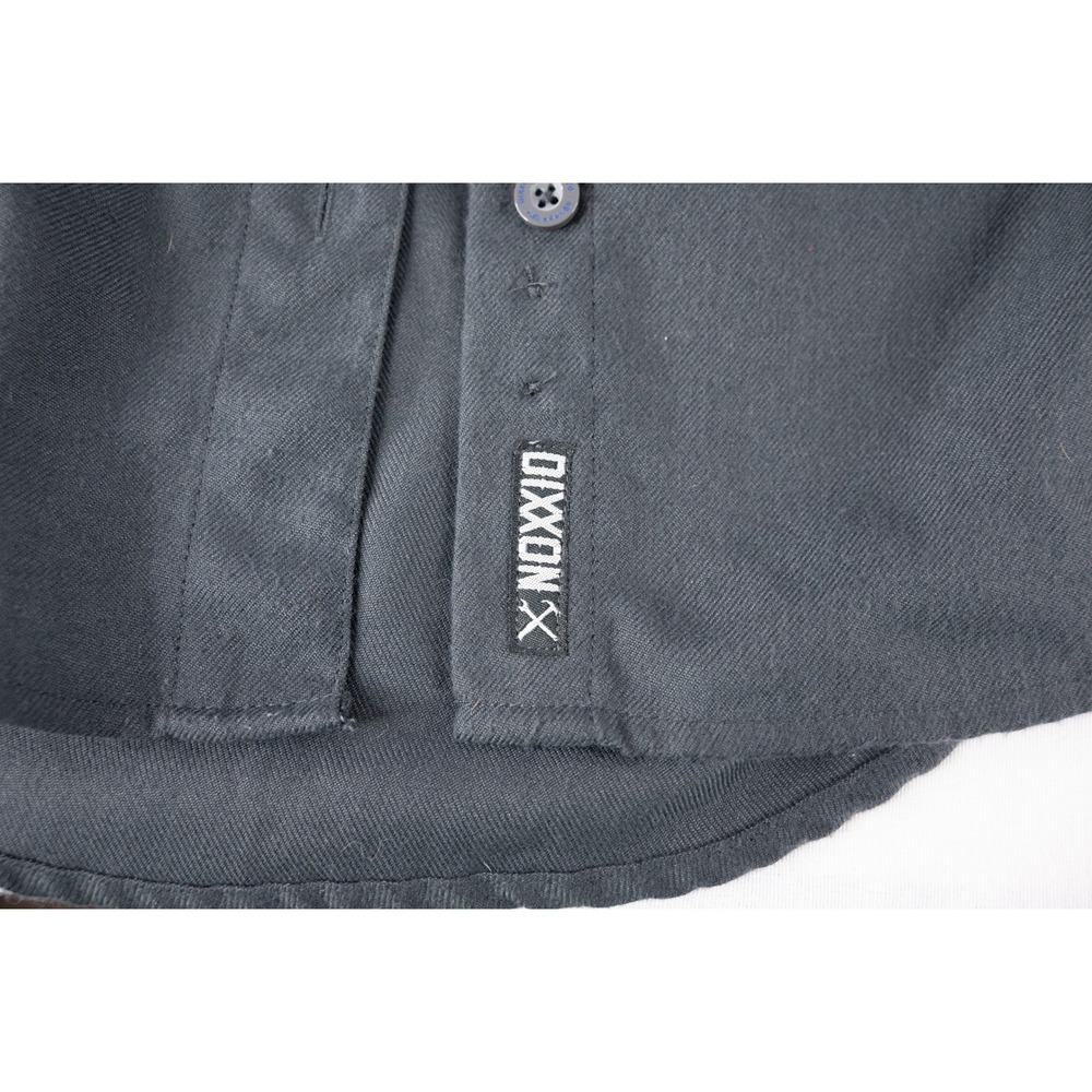 Dixxon Flannel Co Kraken Shirt‎ Womens Medium Gray Excellent D-Tech Button Up - Picture 6 of 8